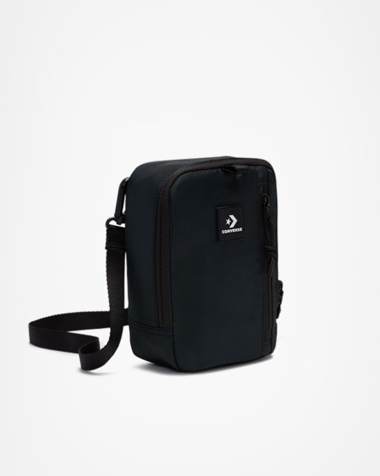 čierna Konvertibilná Crossbody Kabelka Converse