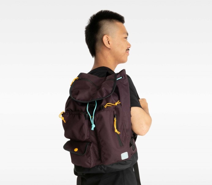 Ripstop Batoh Black Cherry/black/yellow Converse
