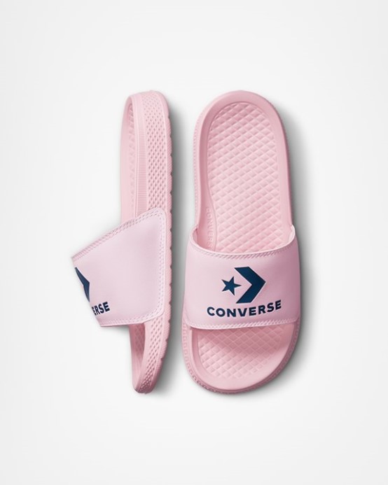 Východ Slnka Ružová/námornícka Converse All Star Slide Slip On