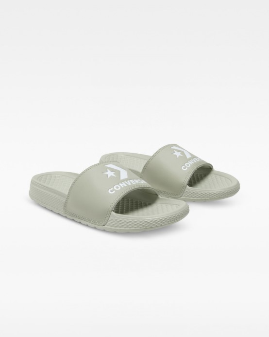 Converse Summit Sage/white All Star Slide Slip On