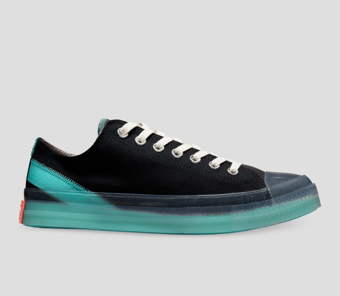 Converse čierna/búrka Vietor/praný Modrozelený Skľučovadlo Taylor All Star Cx Remeselne Pohodlné Nízke Top