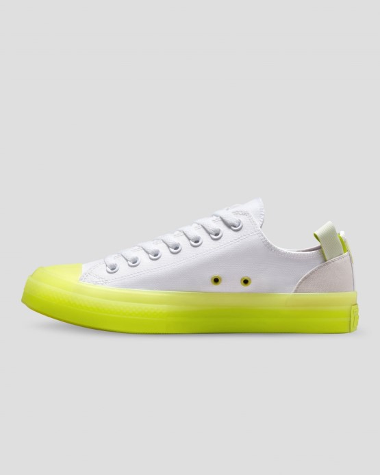 Converse Skľučovadlo Taylor All Star Cx Street Utility Low Top Biely/bledý Tmel/limetkový Twist