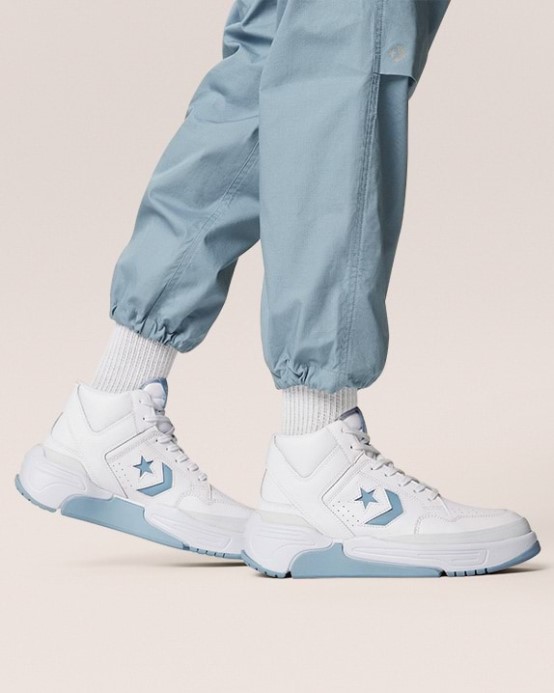 Zbraň Cx Sezónna Farba Vysoký Vrch Converse Biela/svetlá Zbrojovka Modrá
