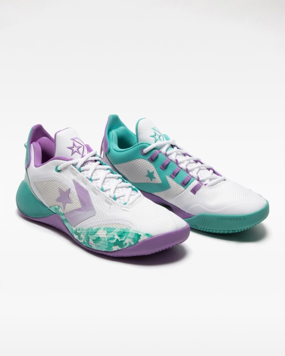 Biela/praná Teal/pixel Fialová All Star Bb Shift Low Top Converse