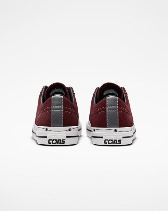 One Star Pro žiletkový Drôt Nízky Vrch Hlboké Bordó/čierna/biela Converse