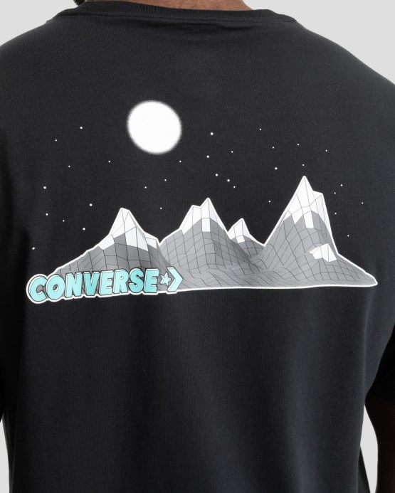 Moon Mountain Tričko čierne Converse