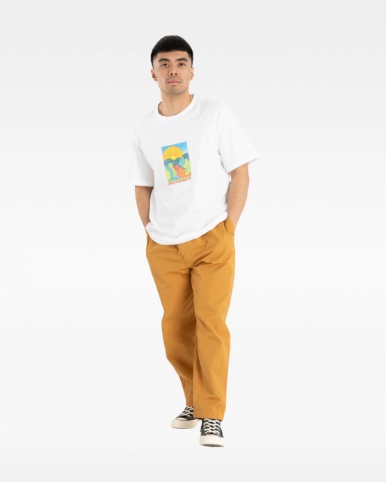 Biele Vrstvy Zeme T Shirt Konverzovať
