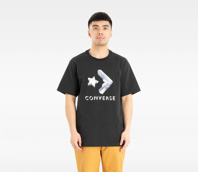 Converse Tričko čierny Oblak Neba