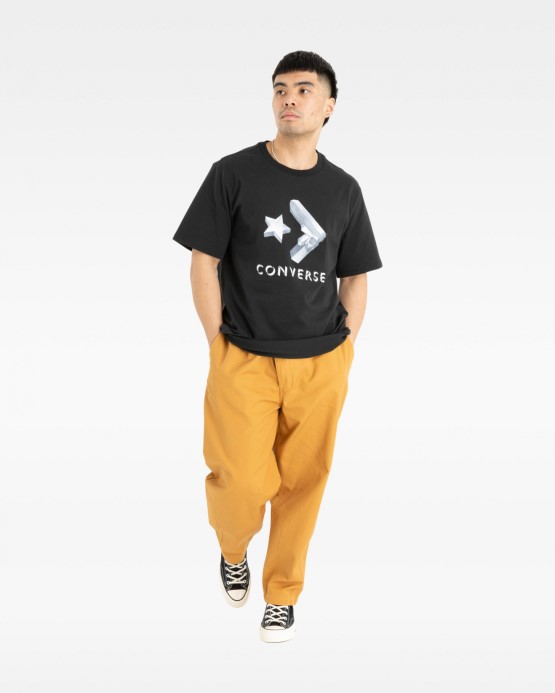 Converse Tričko čierny Oblak Neba
