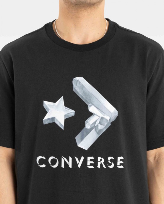Converse Tričko čierny Oblak Neba