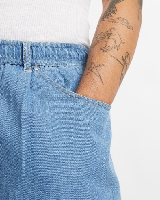 5-vreckové široké Nohavice Denim Converse