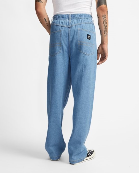 5-vreckové široké Nohavice Denim Converse