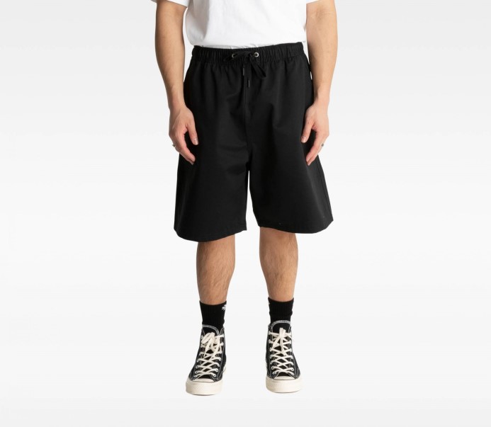 Tkané Krátke Converse čierne