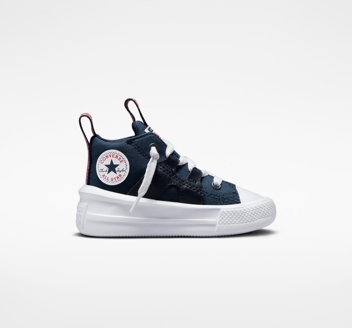 Námornícka/biela/červená Converse Skľučovadlo Taylor All Star Ultra Toddler Stred