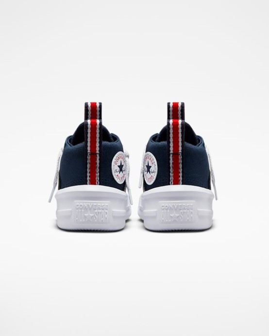 Námornícka/biela/červená Converse Skľučovadlo Taylor All Star Ultra Toddler Stred