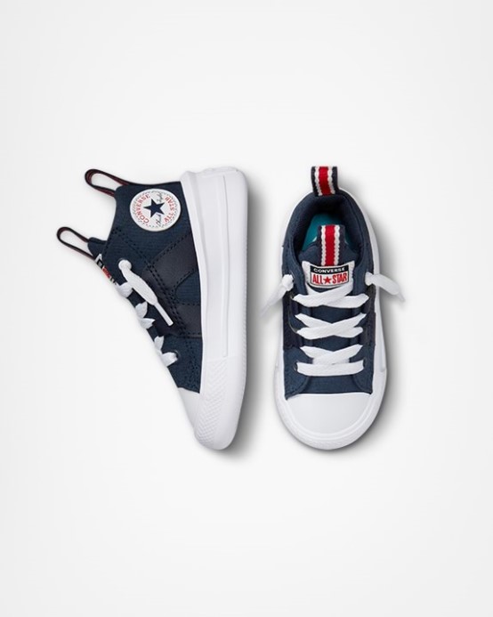 Námornícka/biela/červená Converse Skľučovadlo Taylor All Star Ultra Toddler Stred