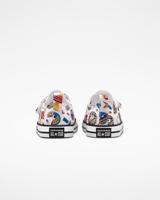Chuck Taylor All Star Space Cruiser 2v Batoľa Low Top Biela/červená/amarillo Converse