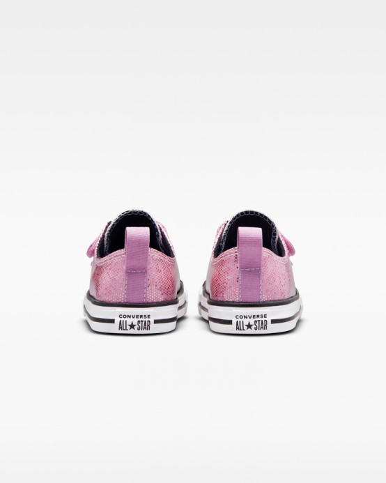 Pink/beyond Pink/black Chuck Taylor All Star Glitter 2v Batoľa Nízke Converse
