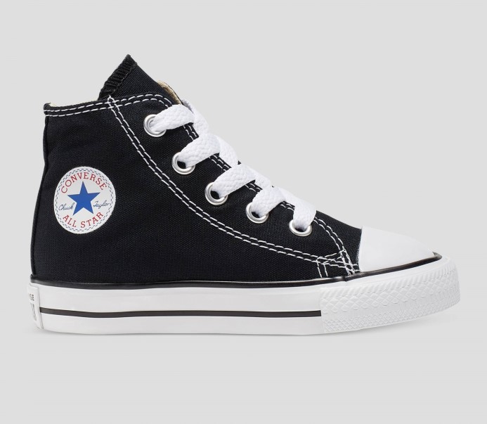 Converse Chuck Taylor All Star Batoľa Vysoký Top čierny