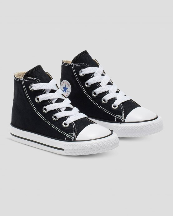 Converse Chuck Taylor All Star Batoľa Vysoký Top čierny