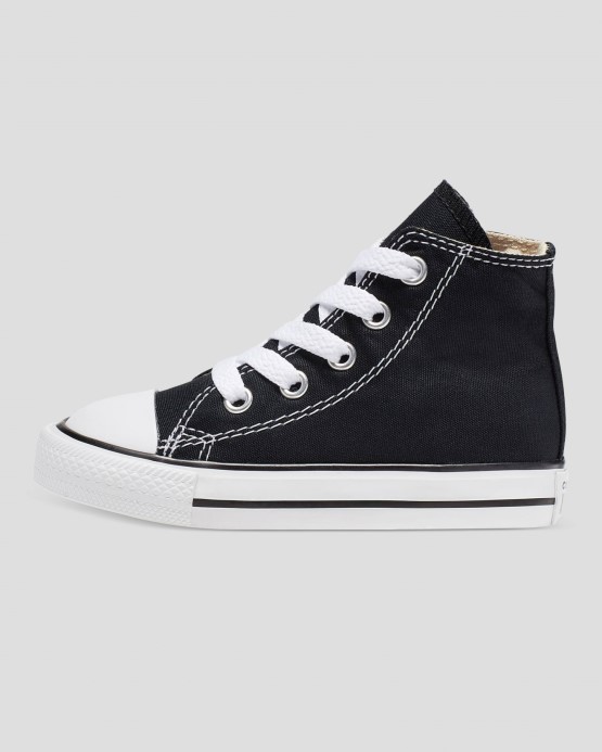Converse Chuck Taylor All Star Batoľa Vysoký Top čierny