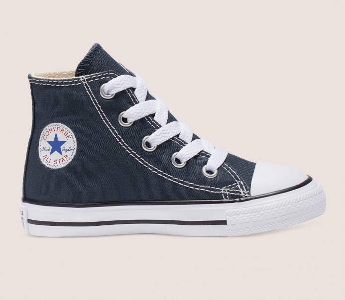 Navy Chuck Taylor All Star Batoľa Vysoký Top Converse