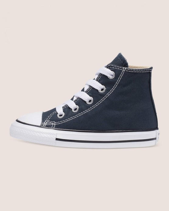 Navy Chuck Taylor All Star Batoľa Vysoký Top Converse