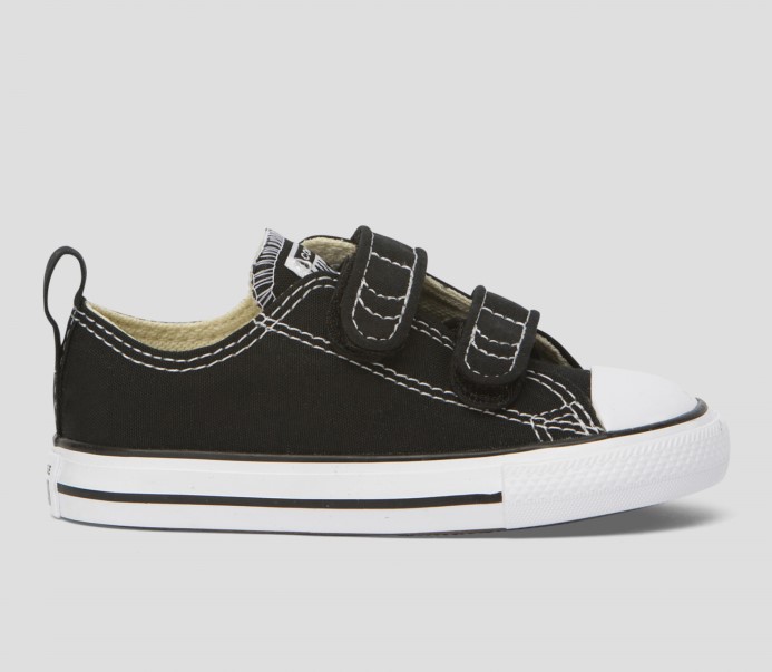 čierne Converse Skľučovadlo Taylor All Star 2v Batoľa Nízky Top