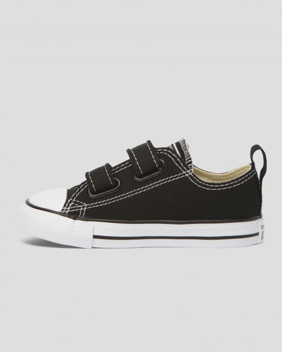 čierne Converse Skľučovadlo Taylor All Star 2v Batoľa Nízky Top