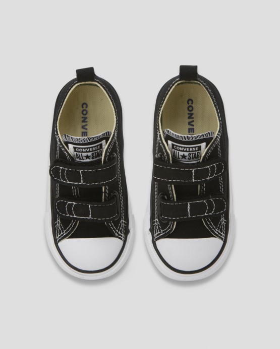 čierne Converse Skľučovadlo Taylor All Star 2v Batoľa Nízky Top