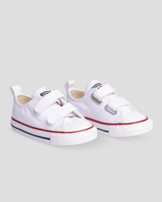 Converse Biela/granátová/námornícka Skľučovadlo Taylor All Star 2v Toddler Low Top