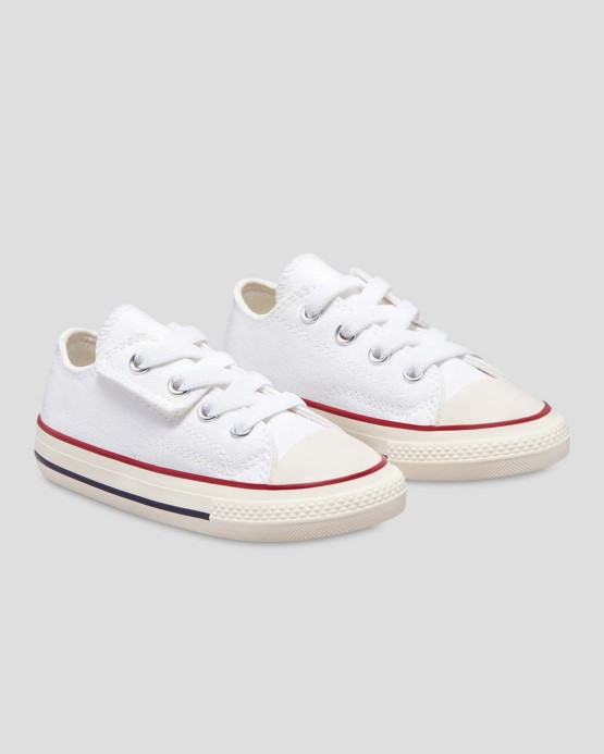 White/black/egret Converse Skľučovadlo 70 Vintage Canvas 1v Toddler Low Top