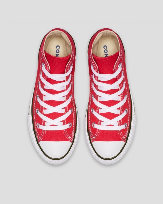 Chuck Taylor All Star Junior Vysoký Top Converse červený