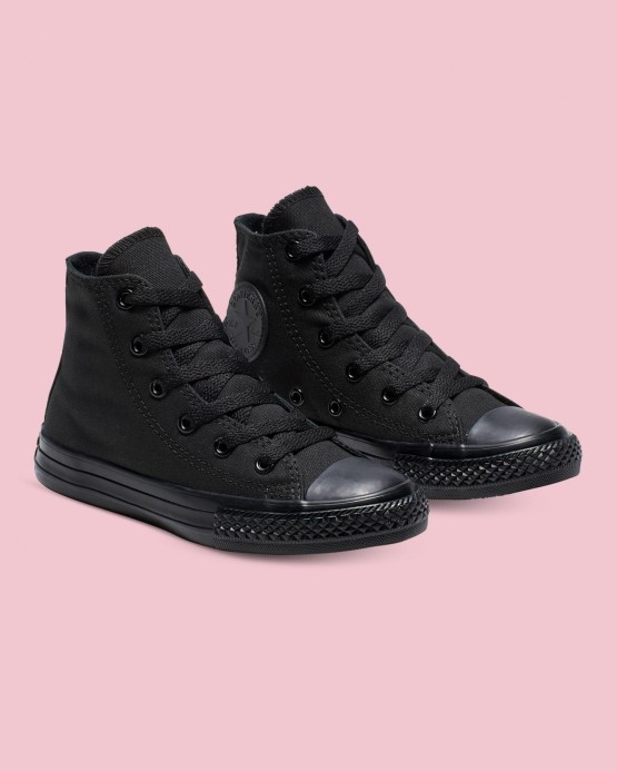 Black Chuck Taylor All Star Classic Color Junior High Top Mono Converse