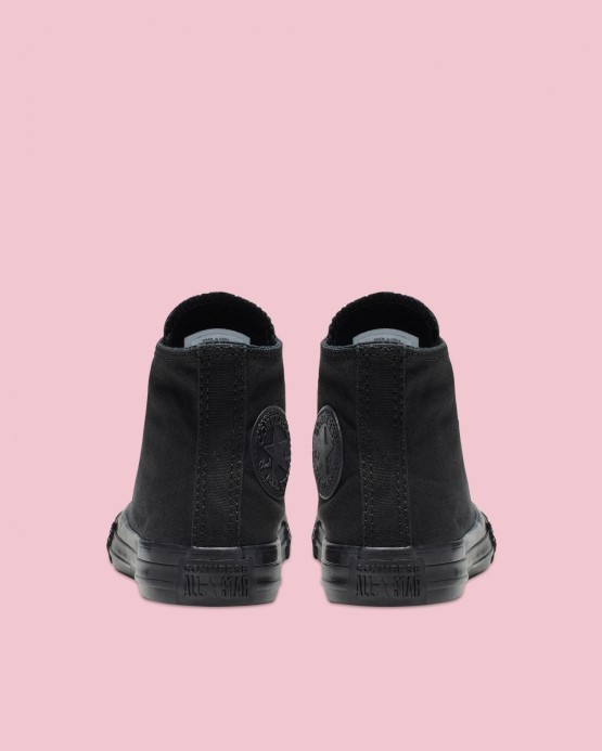 Black Chuck Taylor All Star Classic Color Junior High Top Mono Converse