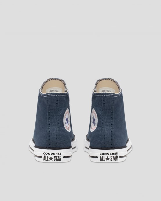 Blue Converse Chuck Taylor All Star Junior High Top Navy