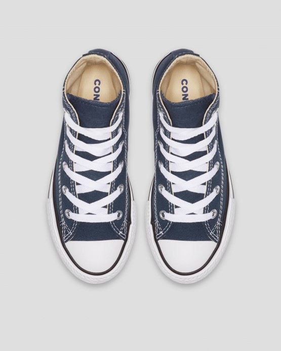 Blue Converse Chuck Taylor All Star Junior High Top Navy
