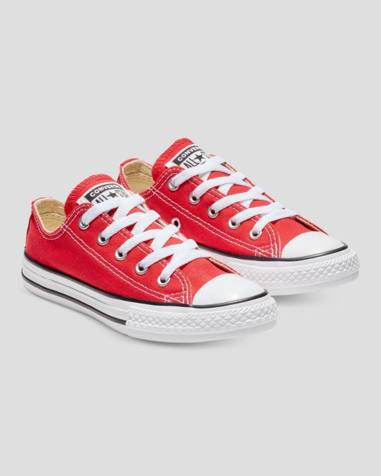 Converse Red Chuck Taylor All Star Junior Low Top