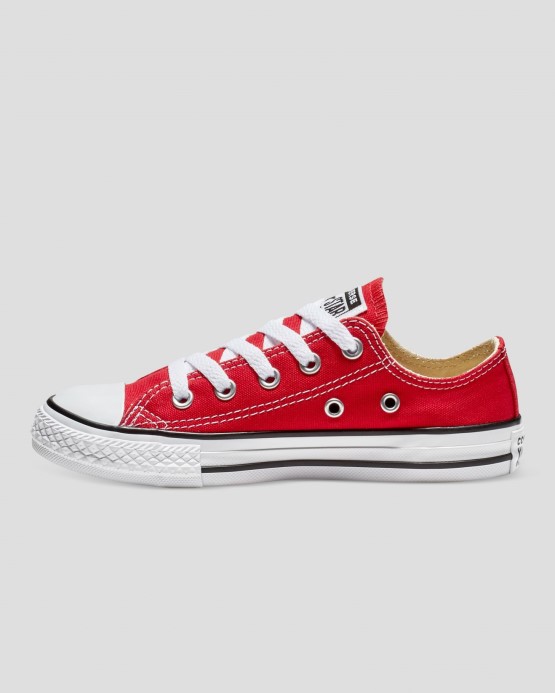 Converse Red Chuck Taylor All Star Junior Low Top
