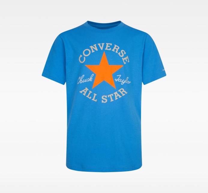 Vypreparované Skľučovadlo Patch Junior Tričko Converse Dial Up Blue