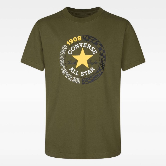 Utility Check Chuck Patch Junior T Shirt Converse