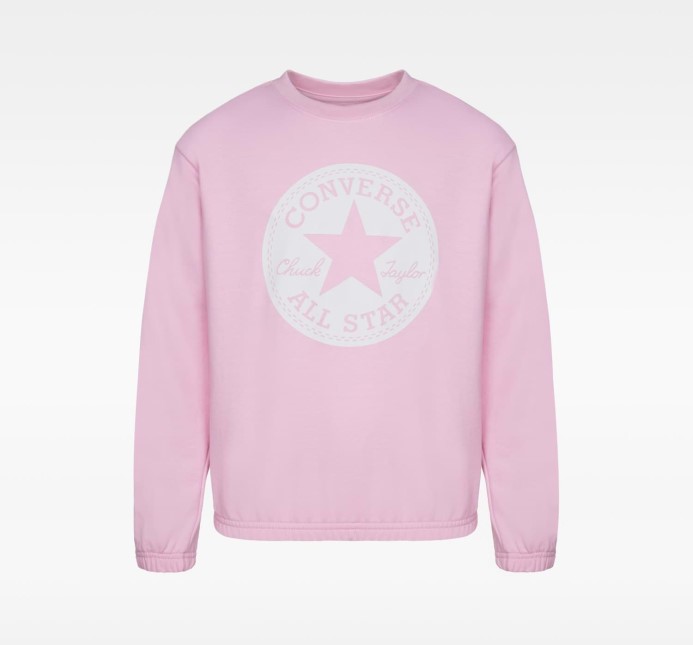 Východ Slnka Ružová Klasická Náplasť Skľučovadla Junior Crew Converse