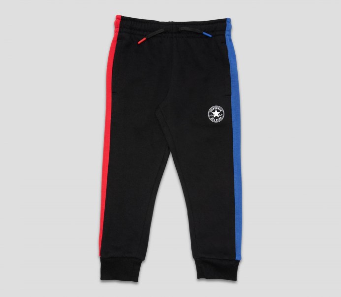 čierne Converse Throwback S Bočným Pruhom Junior Jogger