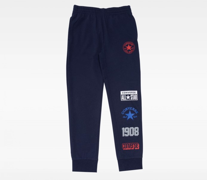 Polnočné Námorníctvo Converse Logo Pack Mládežnícky Bežec