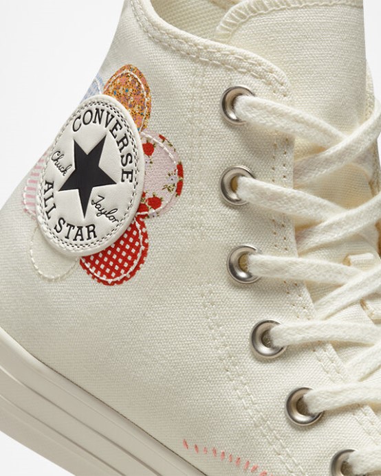 Egret/sunrise Pink/black Converse Chuck Taylor All Star Crafted Patchwork