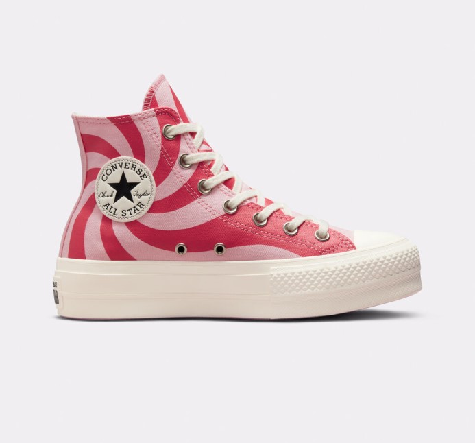 Converse Chuck Taylor All Star Lift Platforma Farba Candy Sunrise Ružová/karmínovo Ružová