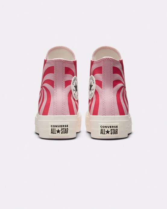 Converse Chuck Taylor All Star Lift Platforma Farba Candy Sunrise Ružová/karmínovo Ružová