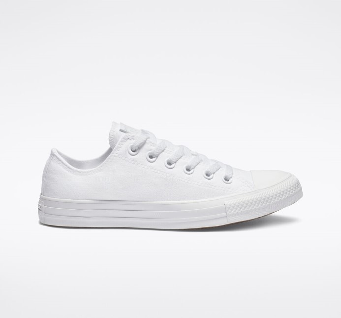 Biele Monochromatické Skľučovadlo Taylor All Star Classic Converse