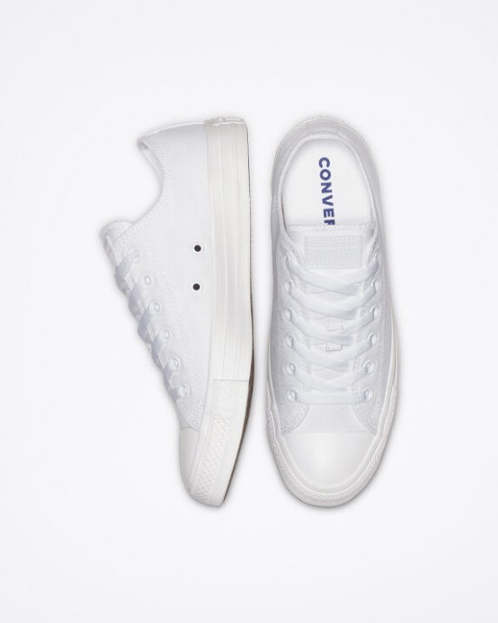 Biele Monochromatické Skľučovadlo Taylor All Star Classic Converse