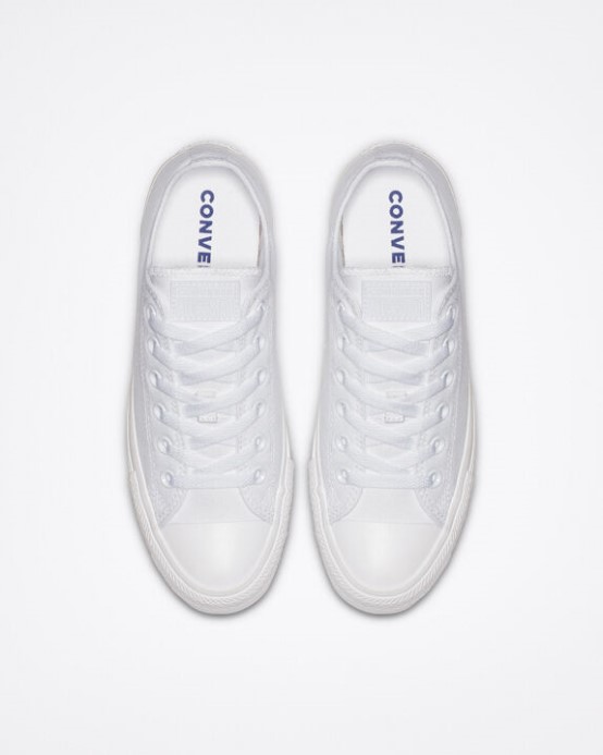 Biele Monochromatické Skľučovadlo Taylor All Star Classic Converse